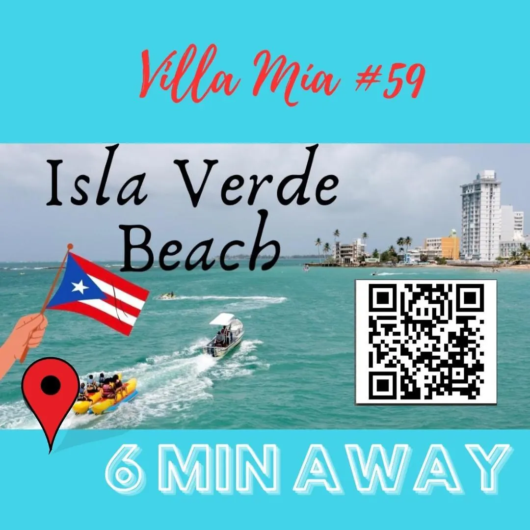 Villa 5 Min From San Juan Airport And Isla Verde Beach Best Location & Pool & Jacuzzi & Youtube Video Available